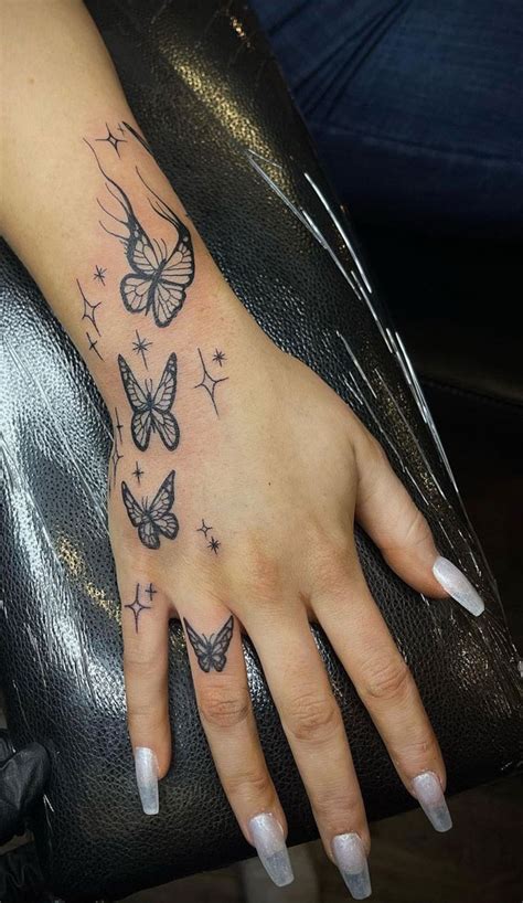 butterfly tattoo on hand|23+ Beautiful Butterfly Hand Tattoos For 2024!